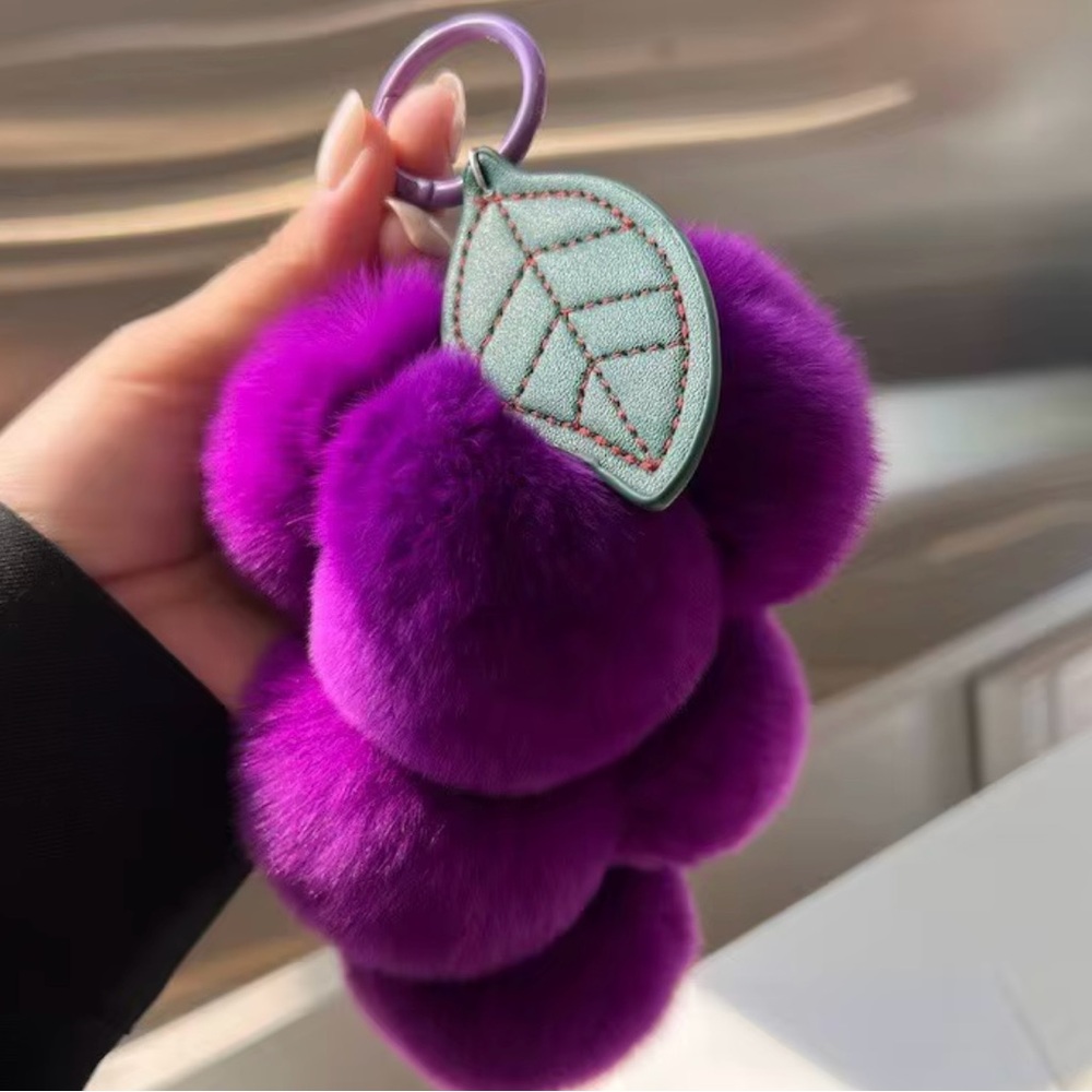 Plush Purples Grape Charm